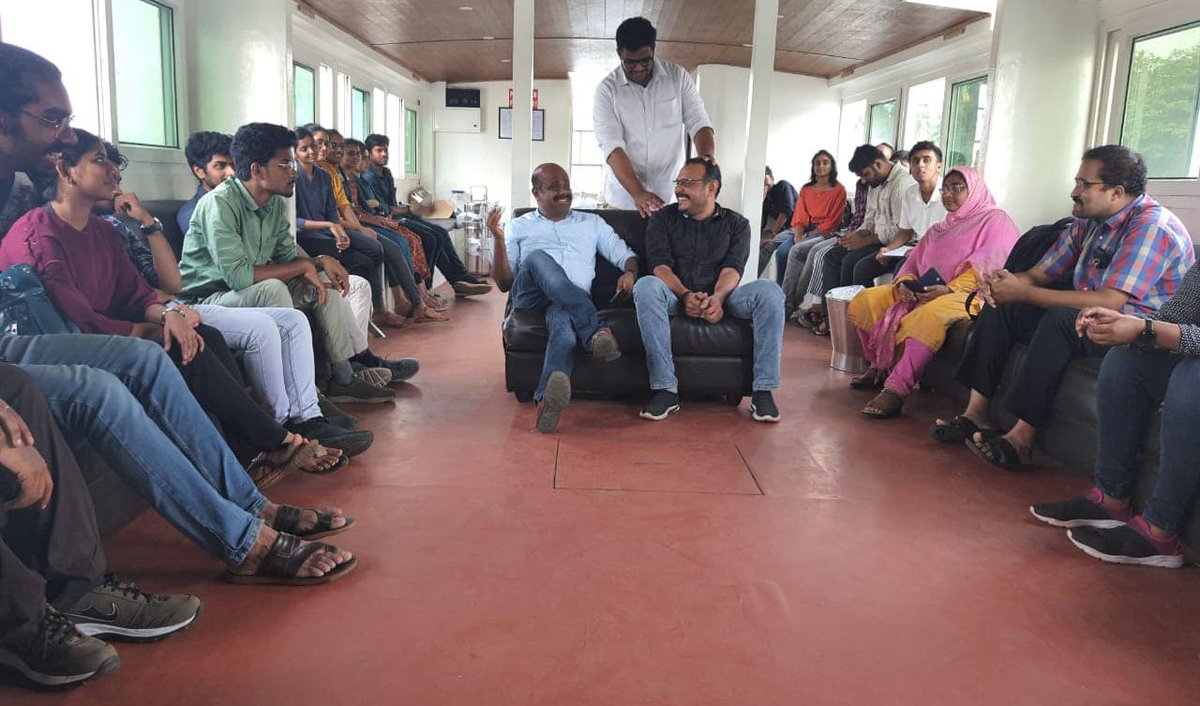 mvrajesh's tweet image. 4-12-2022: It was a pleasure to participate in the AGM of the IEEE EdSoc Kerala Chapter, yesterday, in the backwater of Marine Drive (Neo Classic Cruise), Kochi. 
It was celebrating the eventful year 2022, learning happened, and planning for 2023.