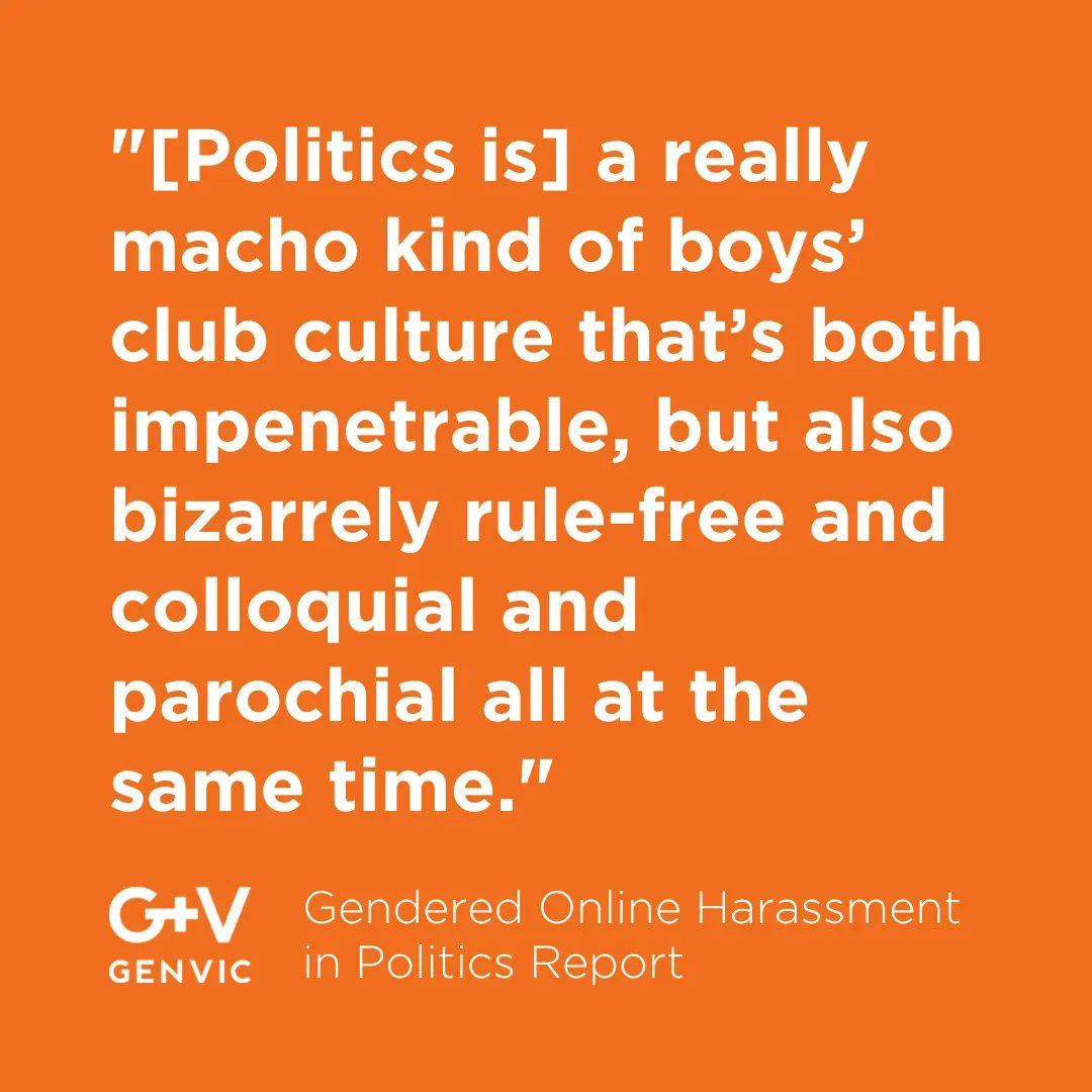 Ending gendered harassment in politics makes our democracy strong. Our new report "Gendered Online Harassment in Politics Report" highlights findings from 24 interviews with politicians and political staffers about their experiences. Read it in full here: buff.ly/3VQlLmh