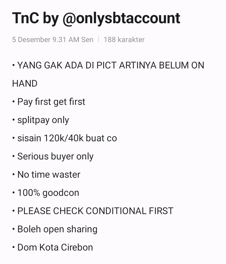 sbtdreamies's tweet photo. Wts//want to sell in rush

All about jaemin mark jeno renjun jisung haechan

Prefer yang Mau Take all/take banyak^^

Inc package ✅
Splitpay only✅
Keep event with dp 70%
Bookslot dp 50%
🏡 Kota cirebon, jawa barat

Tags wts jaemin channel jaemin we ver jaemin hoodie biru https://t.co/Ovz9cz6aRW