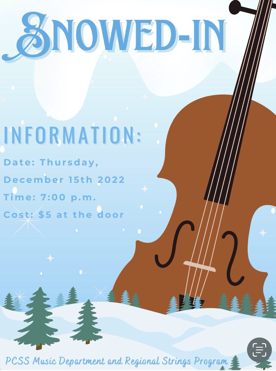 Dr_Kizas's tweet photo. Be sure to come out to hear students in our band and Regional Strings programs perform an eclectic array of selections, including some festive holiday favourites. Mark your calendars for December 15th at 7:00 pm. The concert will take place in the auditorium at the school. https://t.co/j532lpzWzW