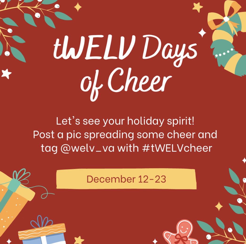 welv_va's tweet photo. Let’s see your holiday cheer! #tWELVcheer https://t.co/iwZZ4rEIlH