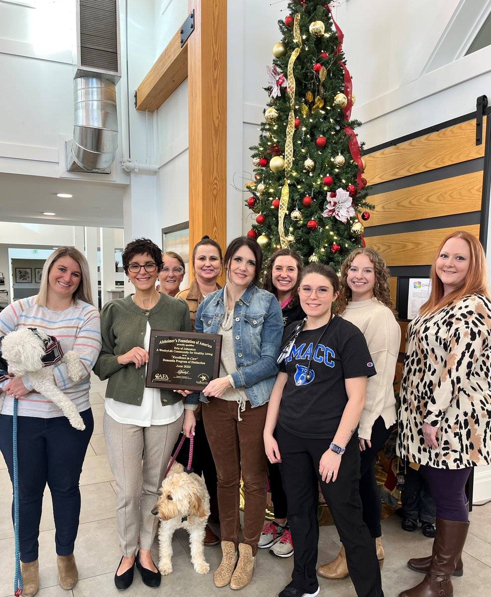 Today was a proud day for the WesleyLife family, as team members at Brio of Johnston, a WesleyLife Community, celebrated a unique and rare dementia-care distinction. Read about the honor below! wesleylife.org/blog/brio-of-j… #alzheimersdisease #memorycare #leadership #healthcare