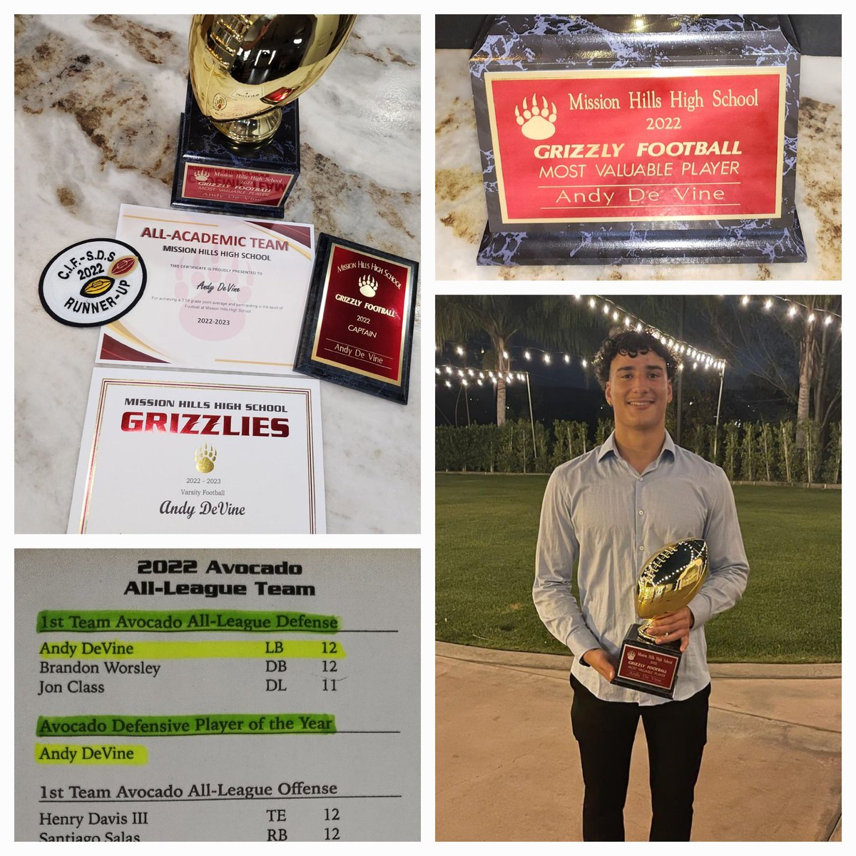 '22 AvocadoLeague DefensivePOY•ALL LEAGUE 1st, MVP,AllAcademic,TeamCapt, 11TFL,2INT,50tackles,4blckdkick
<a href="/Daygofootball/">San Diego Football</a> <a href="/SDFBRecruits/">San Diego High School Football</a> <a href="/SDPrepInsider/">SD Prep Insider</a> <a href="/SDFNLMagazine/">#SDFNL25</a> <a href="/sdfootball/">SDFN Ray</a> <a href="/sdvarsitysports/">San Diego Varsity Sports</a> <a href="/sdfnllive/">SDFNL Live</a> <a href="/KUSIPPR/">Prep Pigskin Report</a> <a href="/PrepRedzoneCA/">Prep Redzone California</a> <a href="/SDPrepInsider/">SD Prep Insider</a> <a href="/westcoastpreps_/">West Coast Preps</a>
<a href="/FastCampAth/">Kevin Brown(Coach KB)</a> <a href="/ncsa/">NCSA College Recruiting</a>