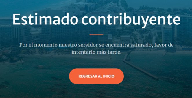alfdisc's tweet photo. @AytoCancun Espero amplíen el plazo, no funciona la pagina… https://t.co/KgABmKTEfq