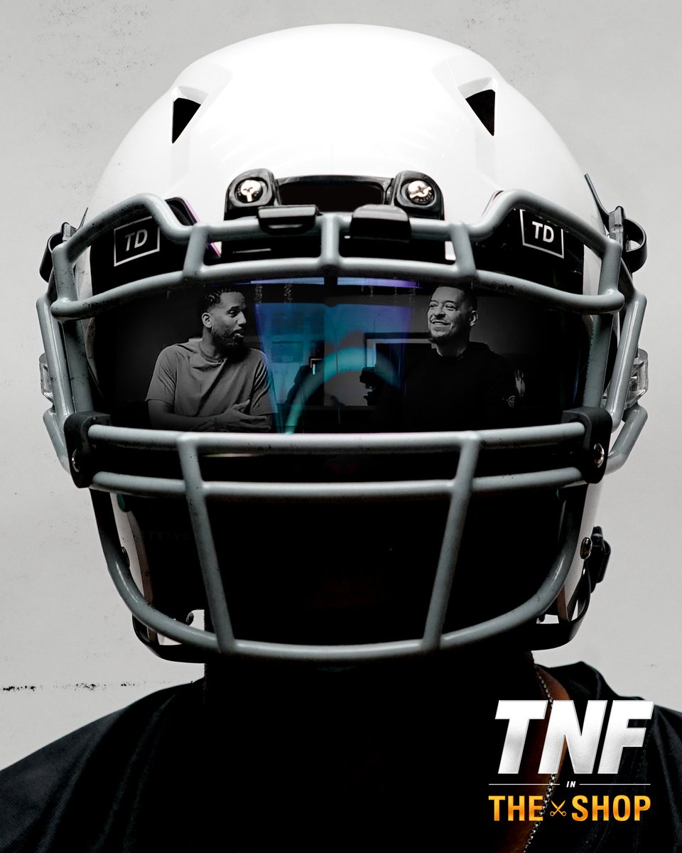 uninterrupted's tweet photo. #TheShop x Thursday Night Football is BACK on @PrimeVideo this Thursday! 

Raiders-Rams #TNFinTheShop is gonna be a showstopper! 💈🏈 #TNFonPrime https://t.co/cJdk0eWknB