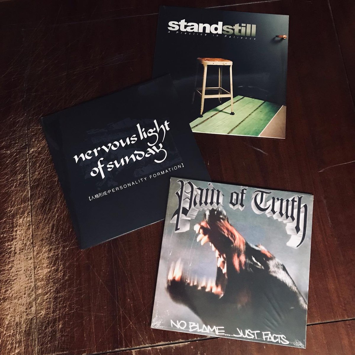 MeteorGem's tweet photo. 💎NEW IN STORE FROM DAZE💎
Available now on the shop floor and online:
https://t.co/ASzsYgBTfg
#sanguisugabogg #dazestyle #dazehardcore #painoftruth #nervouslightofsunday #standstill #adrienne #momentumla #suntouchhouse #hardcorevinyl #hardcoremusic #deathmetaltapes https://t.co/pvCilwuYGQ