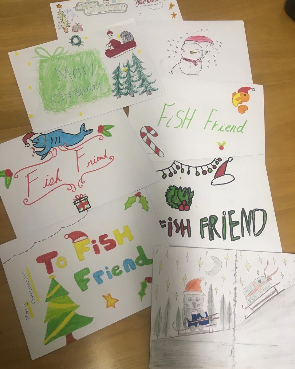 Many thanks to the Harrodian School for once again thinking of FiSH and our members as Christmas approaches. Almost 100 of our members will each be receiving a chatty letter and a personal Christmas greeting from a Year 7 English student. 👏😁🎄 
<a href="/HarrodianNews/">HarrodianNews</a>