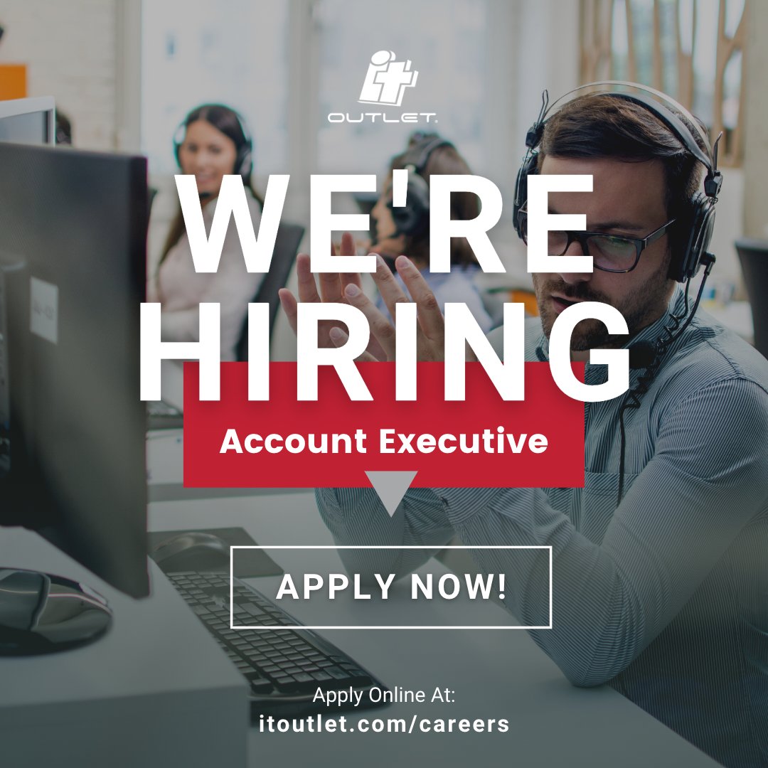 If you want a job where you are encouraged to be the best possible person that you can be and feel comfortable bringing your whole self to work, then becoming part of our growing Account Executive team is the right job for you! Visit hubs.ly/Q01v06ns0 to apply today.