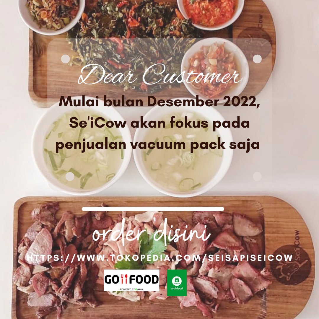 seicow_store's tweet photo. Dear customer, yuk bebaskan kreasimu dgn vacuum pack Se'iCow. Order https://t.co/ZsOvEvdfOQ. atau https://t.co/NX8Pea5c0v. #seisapi #seicow #frozenfood #dagingasap #hobbymasak #idemasak #kokirumahan #kreasimasakan #masakmudah #hobimasak #wajibcoba #camilananak #viral #seiayam https://t.co/3y5q7UZLdn
