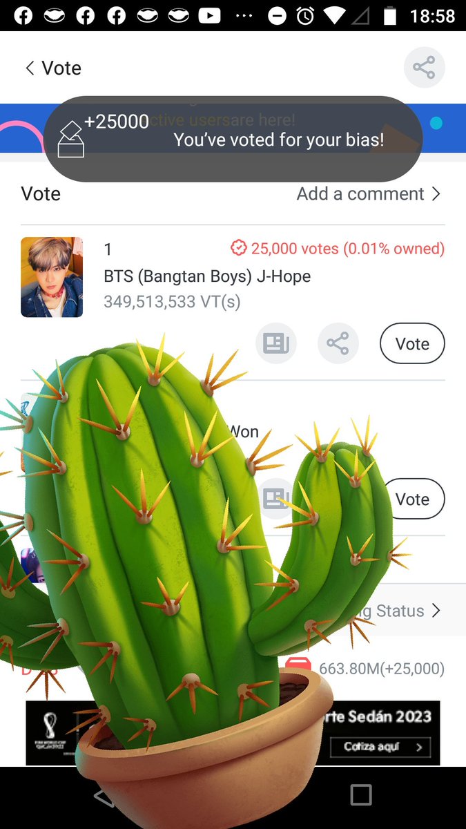 Crazy184ever's tweet photo. @YTarmyMx @BTS_twt Noches #MercaditoFP
Evidencia #NopalitosTeam🌵 
#BTS #방탄소년단 @BTS_twt
#JHOPE https://t.co/8guWuQbrQp