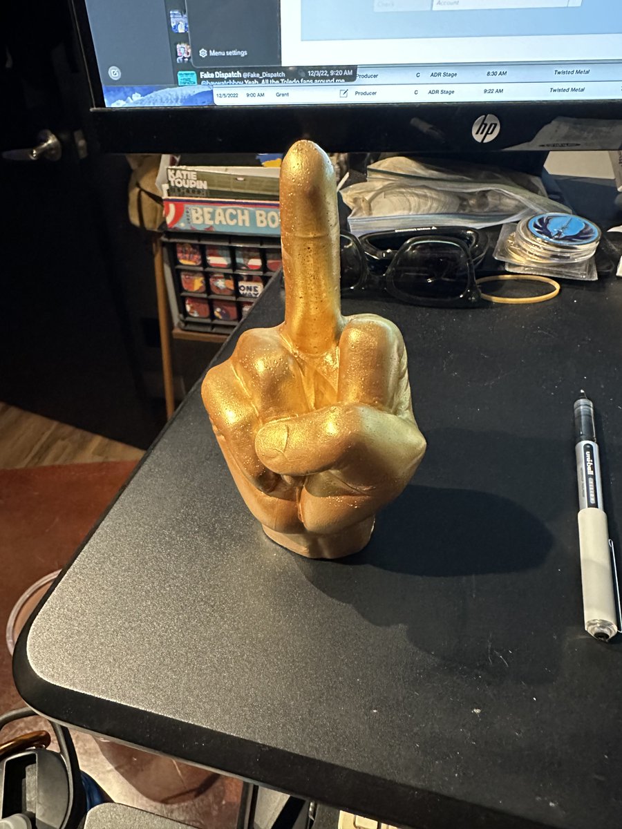 baywatchboy's tweet photo. New addition to my desk thanks to @carriemilburn. If yβall havenβt checked out her online store, youβre not smart. #yourenumberone #agiftforanyone https://t.co/1I8NC9uqcv