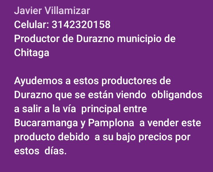 Union_Santurban's tweet photo. Productores de #Durazno del corregimiento de #babega municipio de #Silos y del municipio de #Chitaga salieron a la via principal entre #Bucaramanga y #Pamplona a vender esta fruta debido a su bajo precio por estos días,hasta por #CebollaJunca cambiaron el producto, ayudemos! https://t.co/g4VHbppnCS
