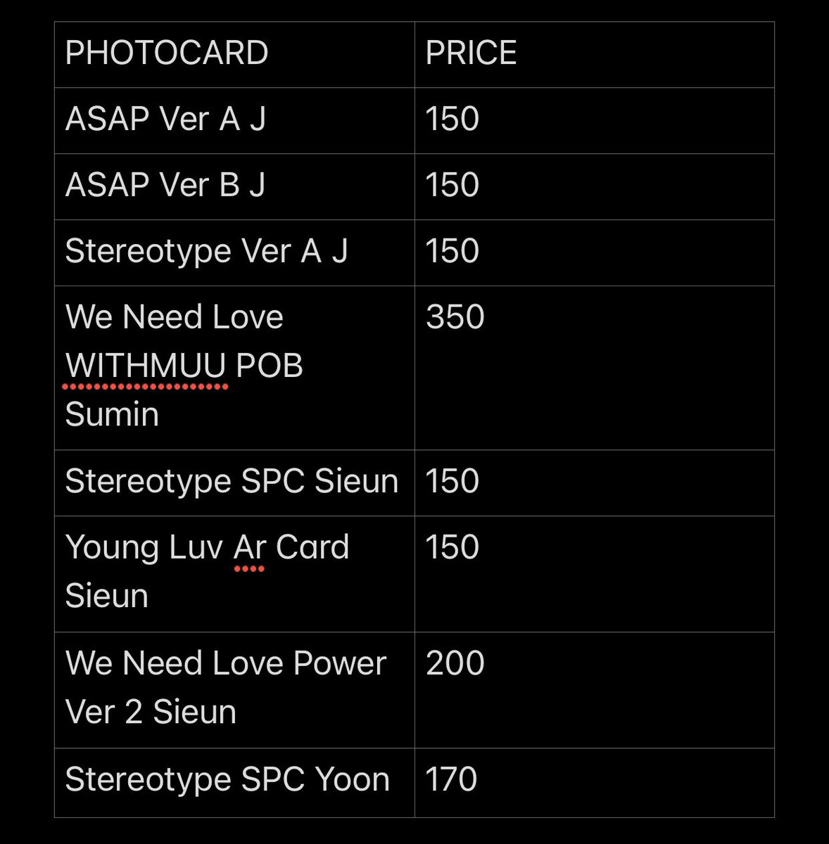 wonhsui's tweet photo. wts lfb stayc ph ꒱ ₊˚ˑ༄ #steffsells  

decluttering sale ! 
☆ stayc pcs
- prices on 2nd pic + sf 
- onhand
- prio taking more
mop: gcash, payo
mod: ggx/flash 

💌 dm/reply to claim
rcbyt https://t.co/v99dYgPAjg

# wts lfb ph stayc sumin sieun seeun yoon j isa stereotype asap https://t.co/1moYuX4mkk