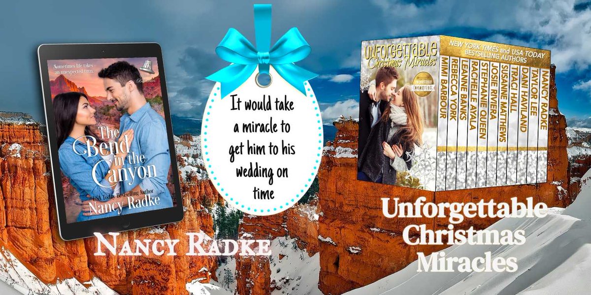 A sweet, western romance about love and a miracle needed for it to succeed. They have two weeks.@Gr8authors @_NancyRadke #99cents @MimiBarbour #FREE in KU #Sweet #Christmas #wedding #romance bit.ly/3Gc50xr
