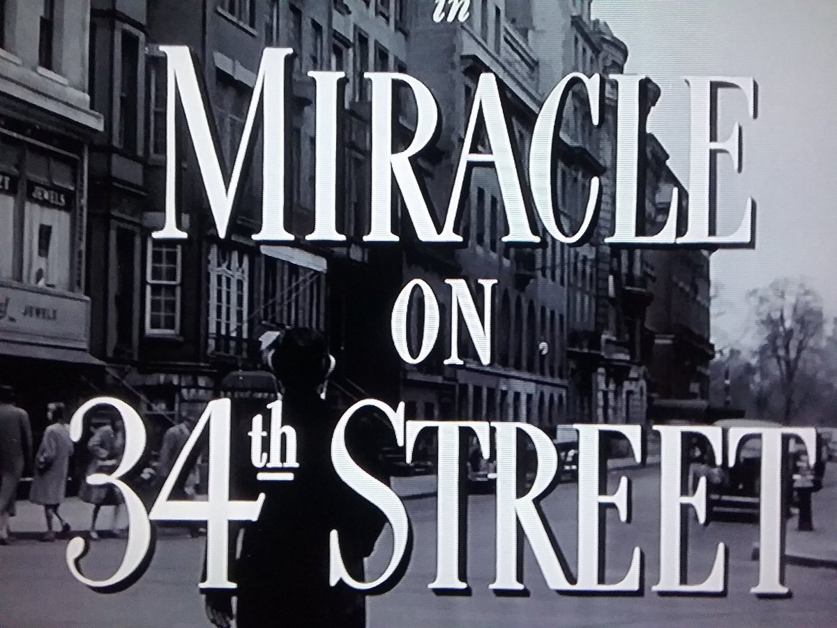 TCMCult's tweet photo. #NowWatching #MiracleOn34thStreet on @cbc
#SantaClaus #Christmas
#BoycottAppleTV #ACharlieBrownChristmas https://t.co/LRLxptbO6R