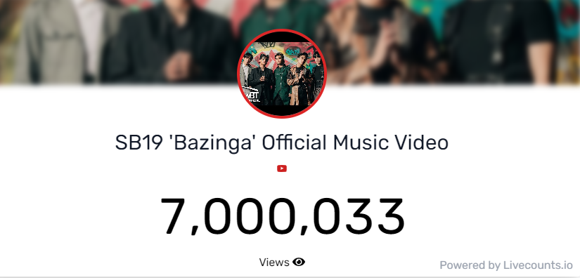 Happy 7 MILLION MaHeartLima 🔥🔥🔥

@SB19Official #SB19         
#STANWORLD #SWBlackFriday

I vote #JustinDeDios for Asian Celebrity of the Year #ACOTY2022 #NETIZENSREPORT 
@thenreport
 
I vote SB19 for #TAGAWARDSCHICAGO