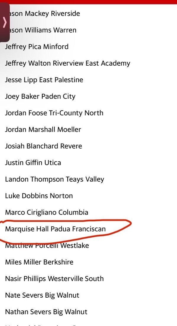 @OhioPrepsRivals Thank you for noticing my talent and capability on the football field!!