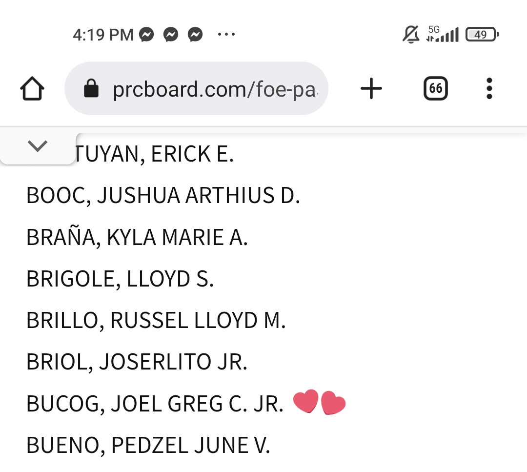 My brother is a licensed fire officer na. Hoping this month makapasar sab sa Agriculture examination ♥️