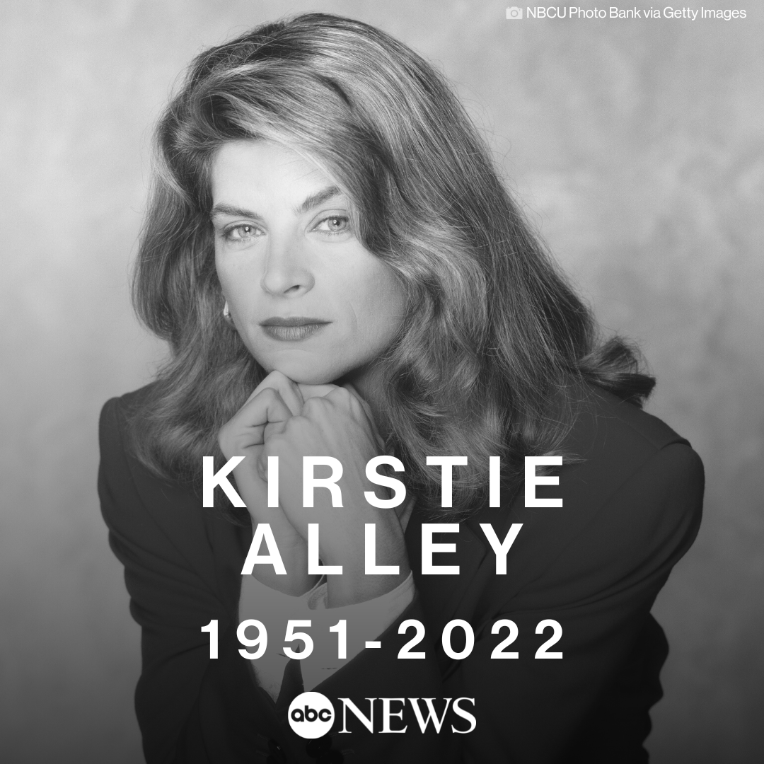GMA's tweet photo. Actress Kirstie Alley has died after battling cancer, her family announced. She was 71 years old.
https://t.co/546T89Z7Kv https://t.co/XCcOFS8t7f
