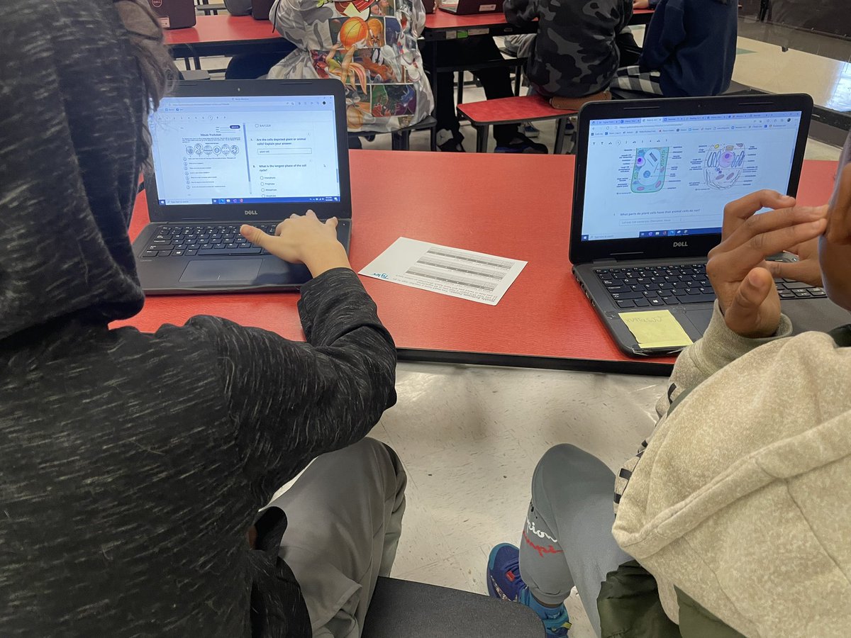 hooker_mrs's tweet image. I’m so proud of Mrs. Barber’s class improvising with technology today after an impromptu move out of the classroom and into cafeteria with just computers! @Newsela , @goformative and @PlayBlooket with @MicrosoftTeams for the win! @OnslowSchools #OnslowDLT