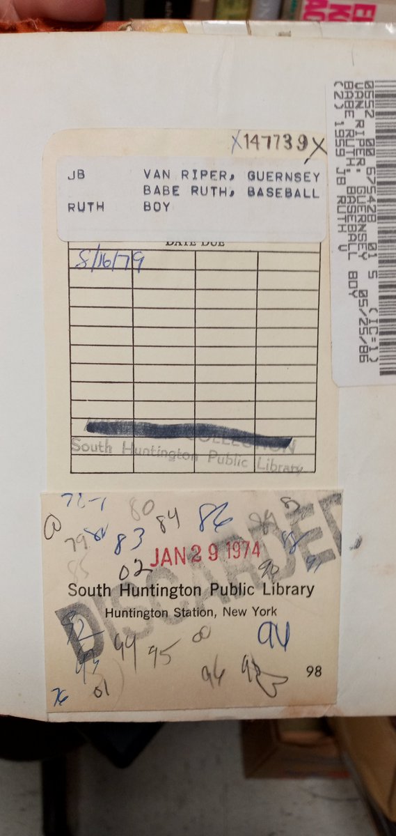 ryanblanck4's tweet image. Recently, We have added ex-library books with library card pockets on there and these are actually came from few of these places including an Goodwill store and an indoor flea market. #librarypockets #librarydiscards #libraryephemera #exlibrarybooks #librarycardpockets