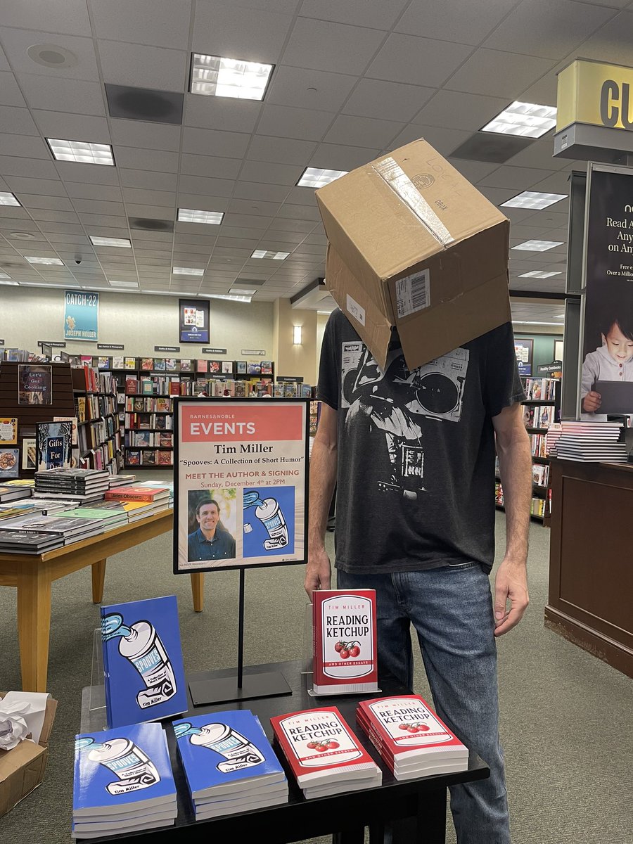 Thanks to the Encinitas Barnes &amp; Noble for giving a lowly indie humor writer a shot at a Sunday author meet and greet. These pictures offer my range of emotions.