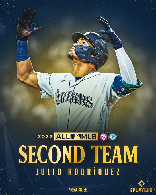 2022 All-MLB Second Team: Julio Rodriguez 