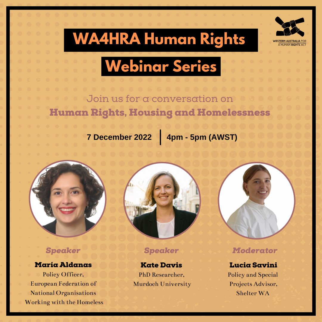 Register for our webinar on Human Rights, Housing and Homelessness: trybooking.com/events/landing…