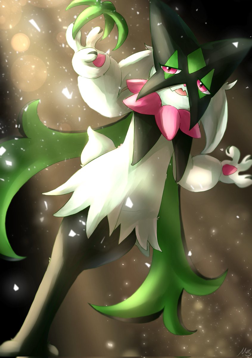 描いたニャローテとマスカーニャを並べただけ