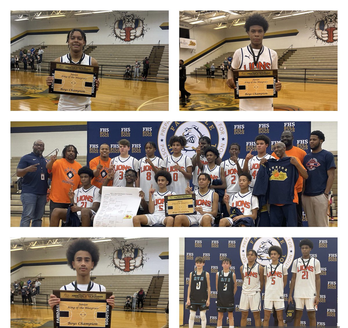 WEBDubBall's tweet photo. #LionsCreateTheirOwnPath YOUR JUNIOR KOB CHAMPIONS! W.E.B DuBois Academy defeated North Oldham 59-38! #OnePrideOneBrotherhood https://t.co/dqSWP6gJYR