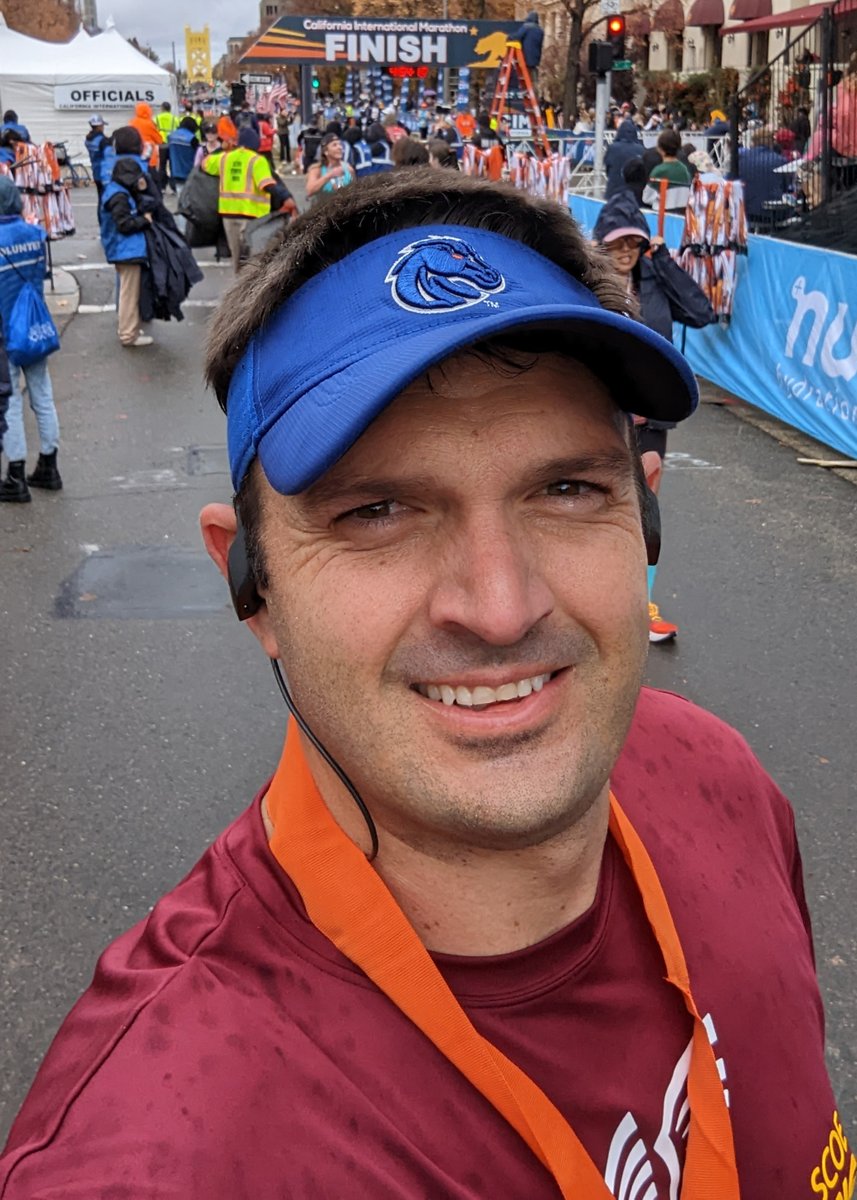 SuptDaveGordon's tweet photo. Job well done for our three relay teams that represented SCOE at Sunday’s CIM. You trained, ran the race, and made it to work this morning even though your muscles were tired. Great job Janeen, Jared, Daniel, Dave, Jennifer, and Marcella! #SCOEstrong #TeamSCOE, #CIM2022 https://t.co/asEZeLN9Sf