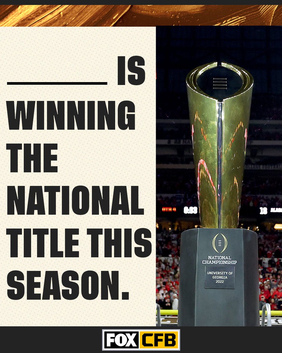 CFBONFOX's tweet photo. Let's hear it 🗣⬇️ https://t.co/isSv6T2NRT