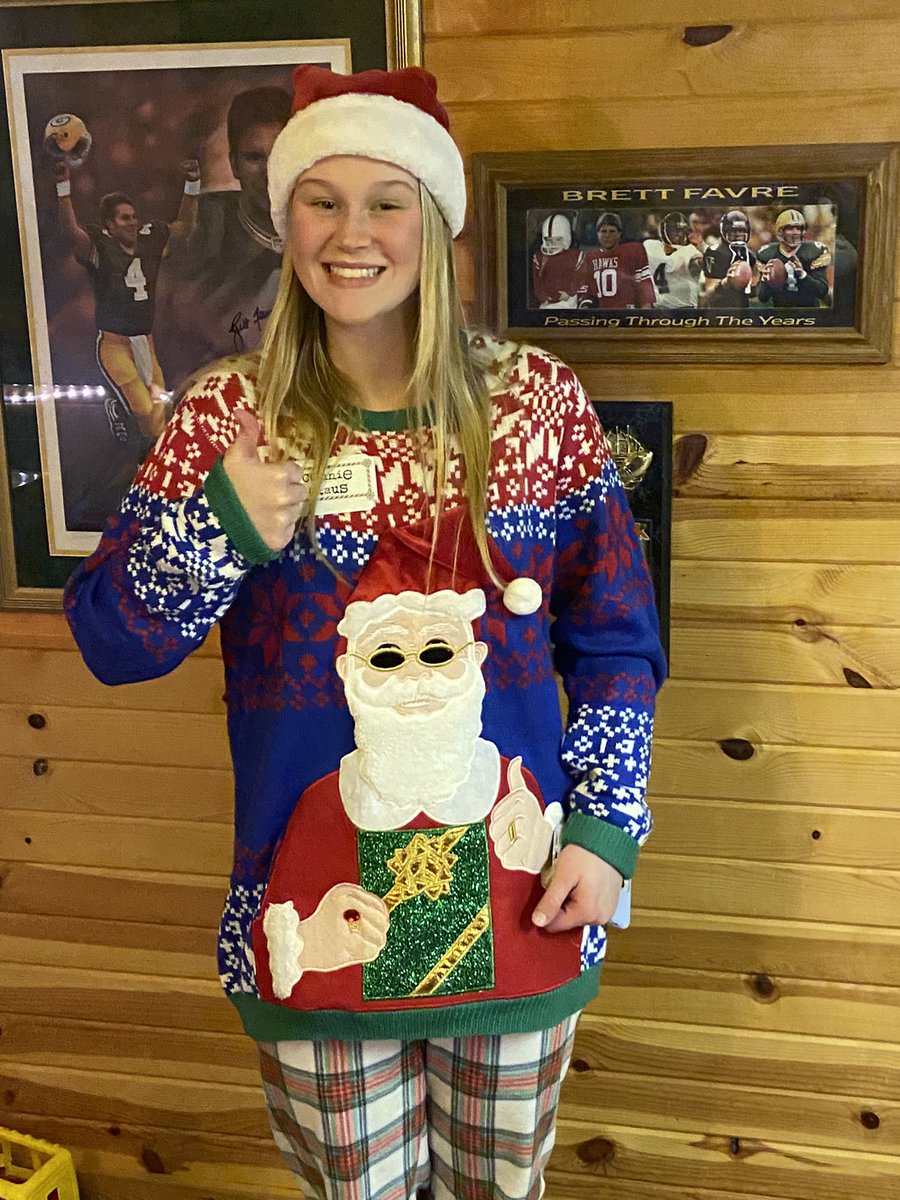 North Pole Murder Mystery Dinner tonight at Coach’s house! Lots of Holiday fun as the semester winds down!

Best Dressed - Jena Garceau (Elf Noelle)
Best Performance - Sara Traxel (Elf Jangle)
Most Wealthy - Allie Meyers (Connie Claus)
Best Detective - Coach B
#Team43 #Family