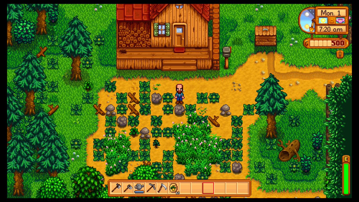 Stardewvalley, but you can't buy seeds....😁
#stardewvalley #XboxShare #xbox #Pixelart #gaming #xboxgamer #gamer  #chill