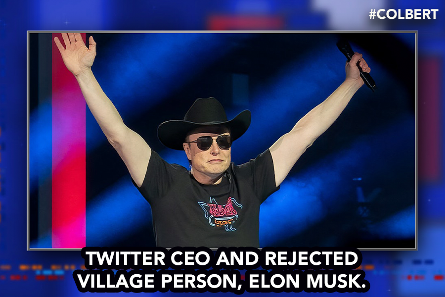 colbertlateshow's tweet image. Sorry, Elon.

#Colbert