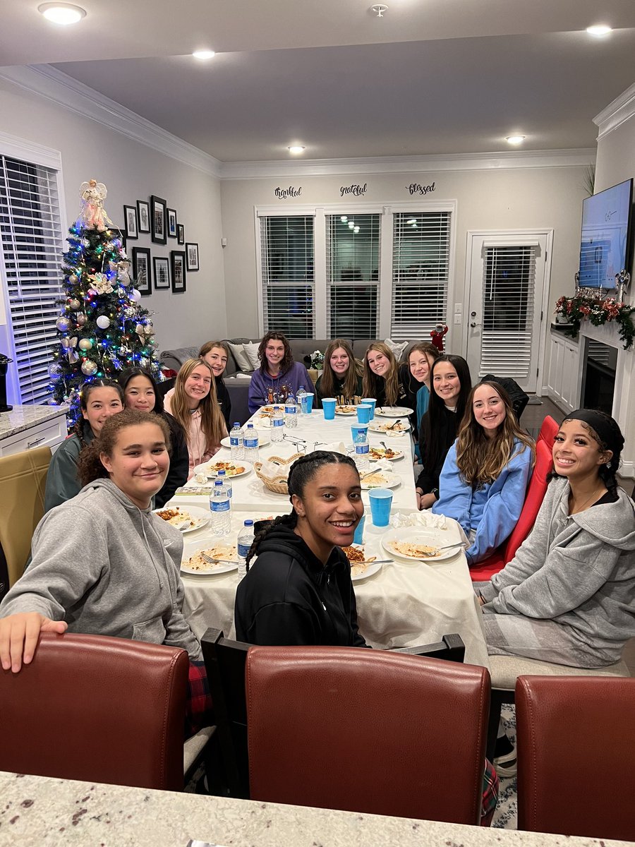 Team dinner before our first game (hopefully, no news yet either way) tomorrow night. Thanks to <a href="/cthompson0406/">Christina Thompson</a> for hosting!