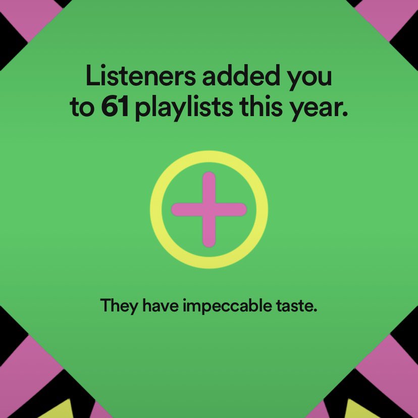 michaelwmarks's tweet photo. I didn’t realize that artists get their very own Spotify Wrapped. 😳

Crazy that I’m in anybody else’s top 10 considering I only have 4 songs so far, but I’m not complaining… 😇

#ThankYouForListening 😭😭😭 https://t.co/648JTdXtyg