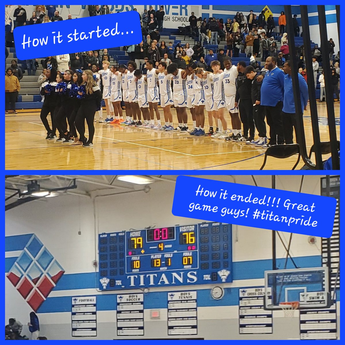 MsMurrayWWT's tweet photo. Way to start the season STRONG!!! Great game! Soooo proud of you guys!
#titanpride https://t.co/ze9Dv66D1A