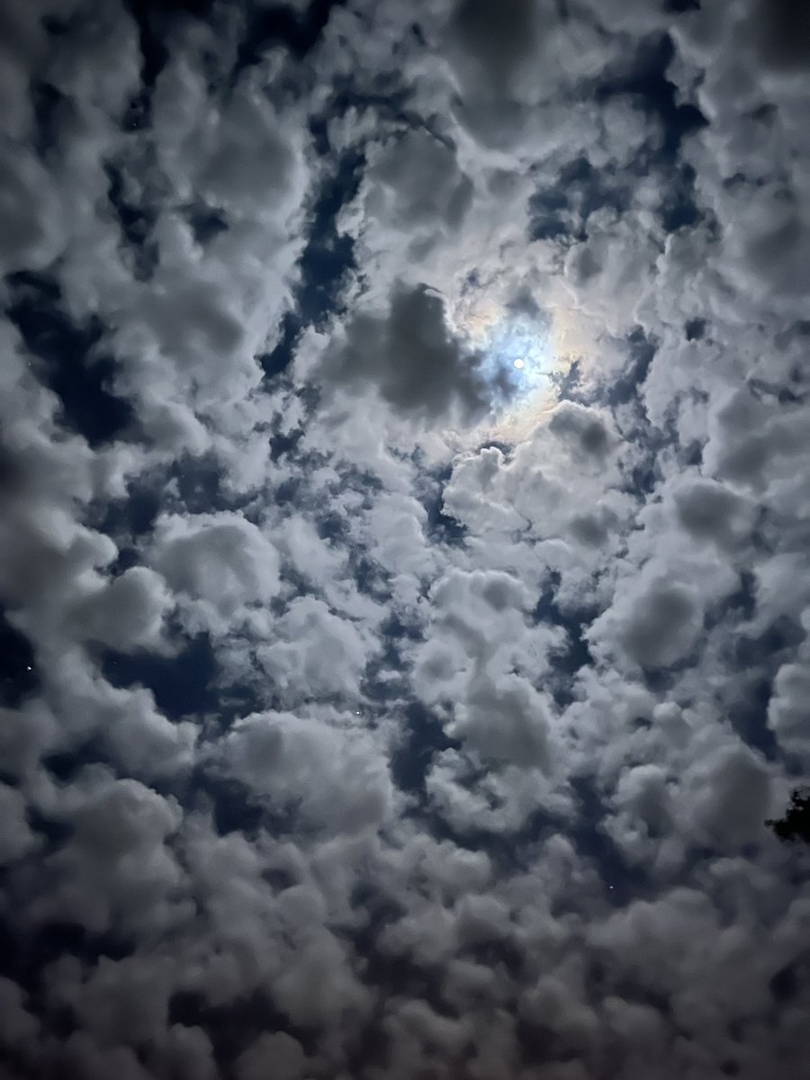 A bit cloudy at the moment but a pretty cool sky