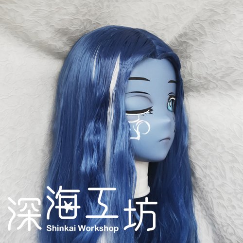 ShinkaiWorkshop's tweet photo. Shown with permission from mask owner!  I am very happy to undertake the production of this mask.  A pleasant cooperation experience~ If you are interested in seeing more photos, please follow @jadephoenixian!!
#kigurumi #kigurumimask #着ぐるみ https://t.co/k2YOZPuKOL