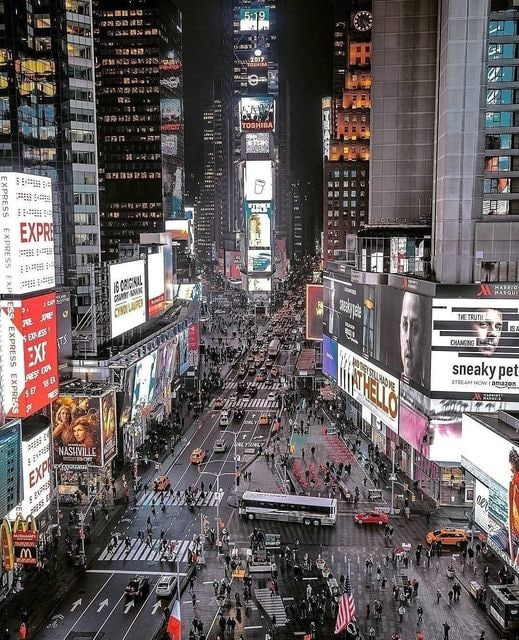 A night at Times Square - NYC