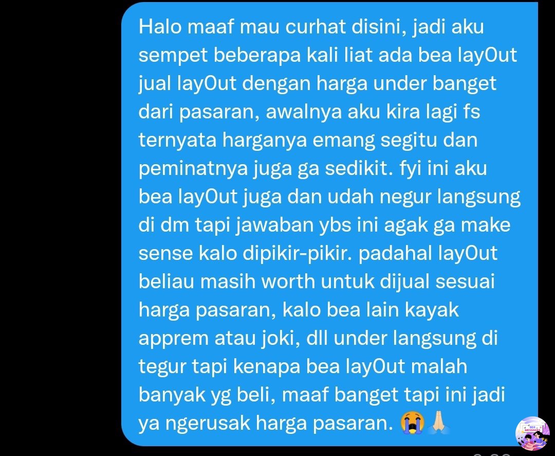 beamessages's tweet photo. beyb maaf ya numpang curhat disini, kalau oot bilang biar aku hapus. 🙏🏻 https://t.co/R9JqMFaujR