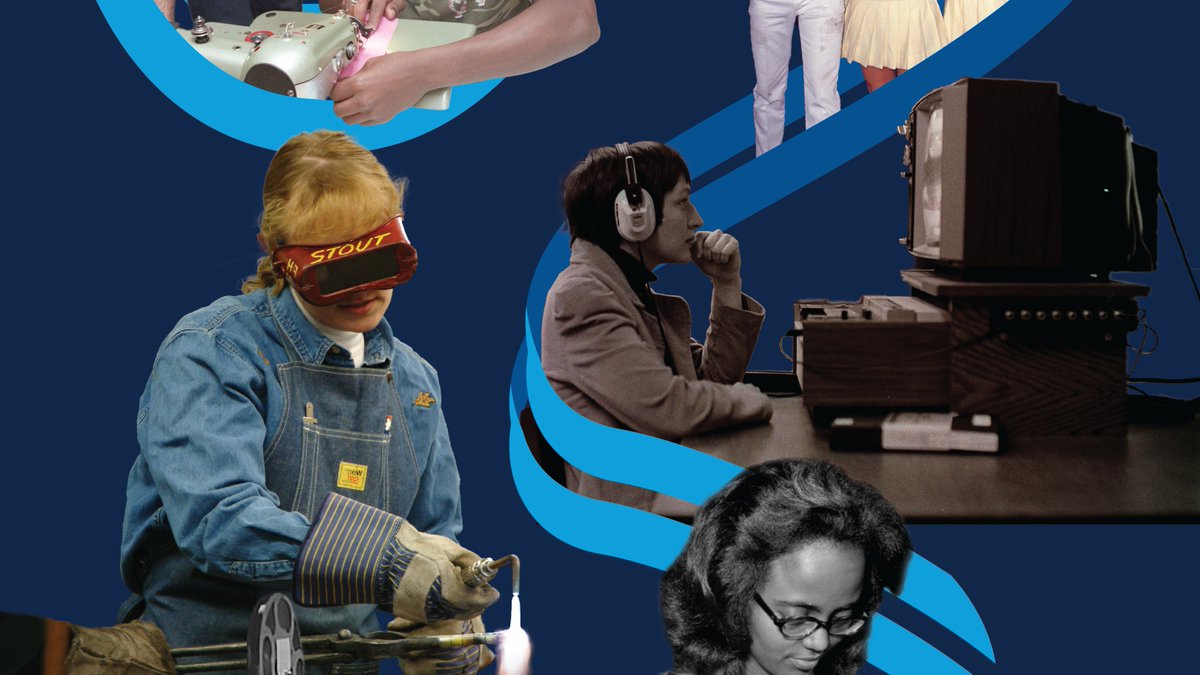 uwstout's tweet photo. We’ve been ready for every generation of industry needs since 1891. 

#UWStout #LookingForward https://t.co/GeNODOYbXg