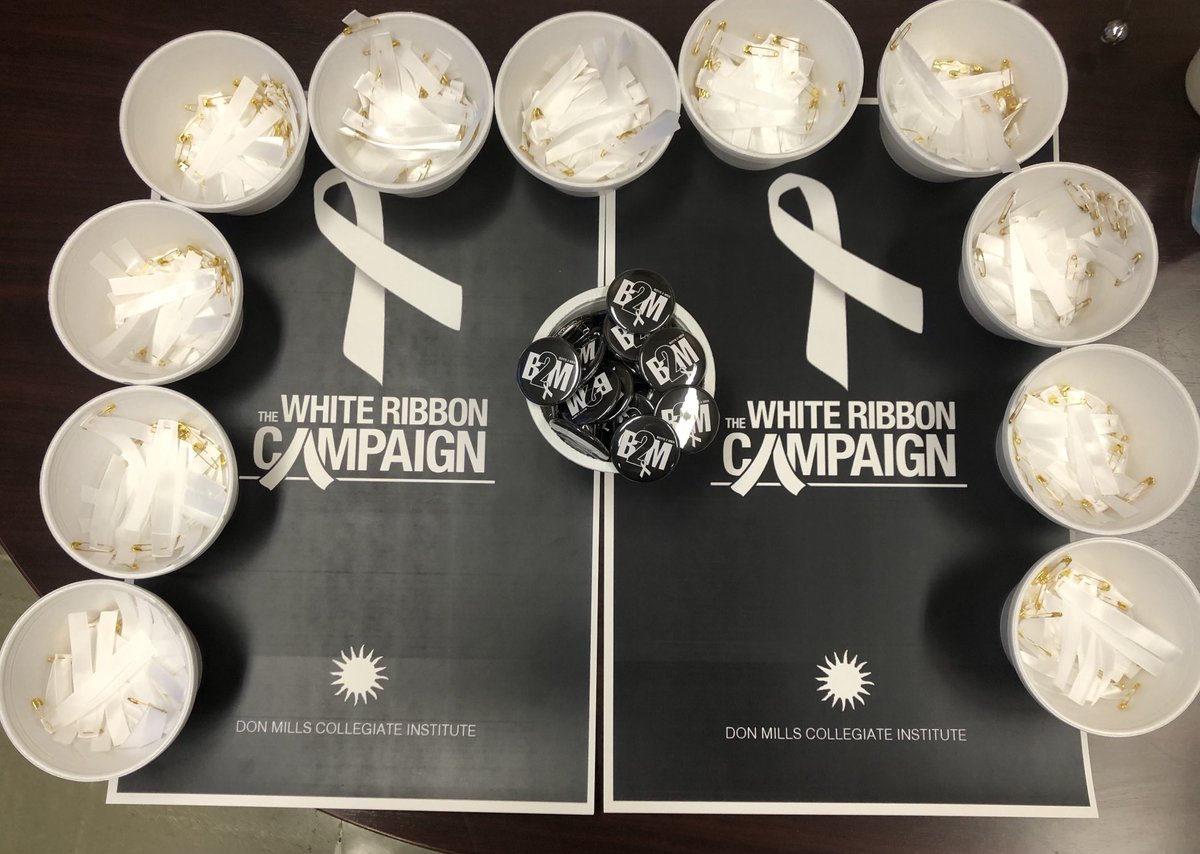 Allying up to honour and respect all females.  #Boystomen #December6 #whiteribbon <a href="/donmillsci/">Don Mills CI</a>⁩