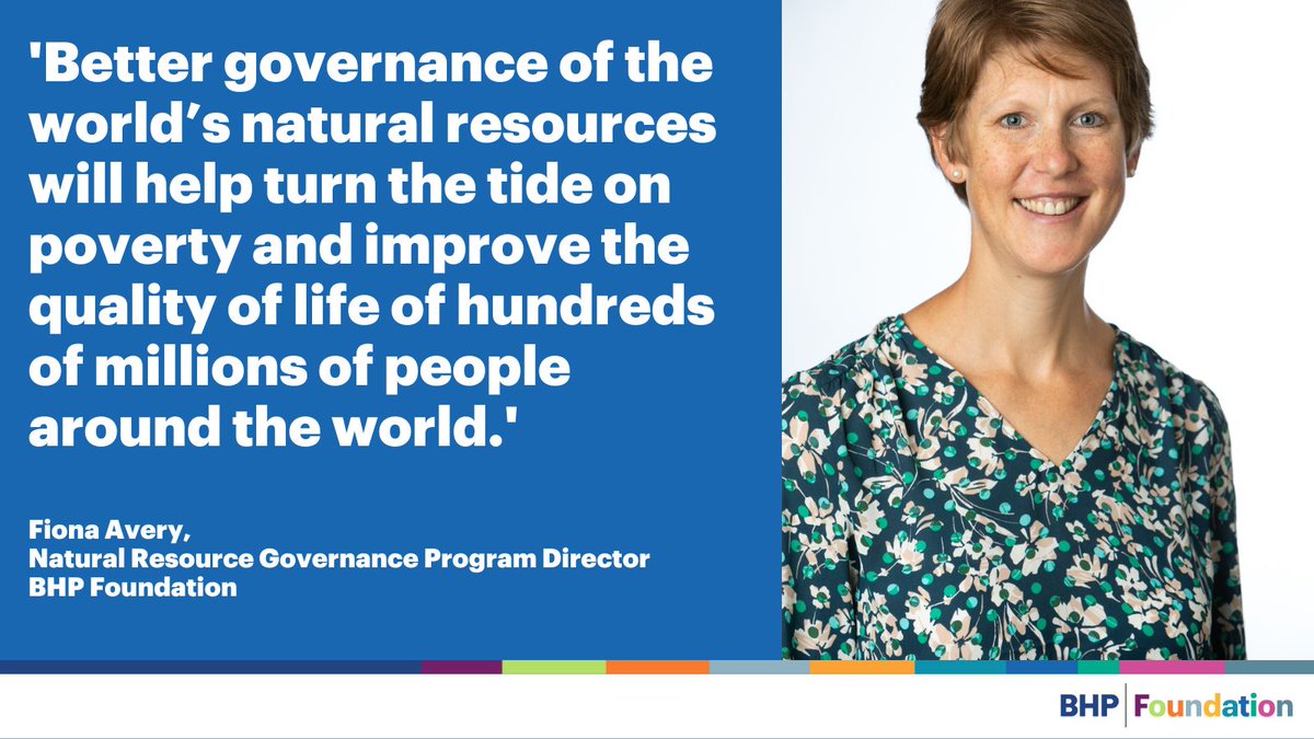 BHPFoundation's tweet photo. Citizens of resource-rich countries have a right to benefit from the wealth generated by extraction of their natural resources. As the world looks to decarbonize quickly, we need ideas for new and innovative solutions to this complex challenge.
https://t.co/qojXmbU9om https://t.co/r6Vx1ah9q6