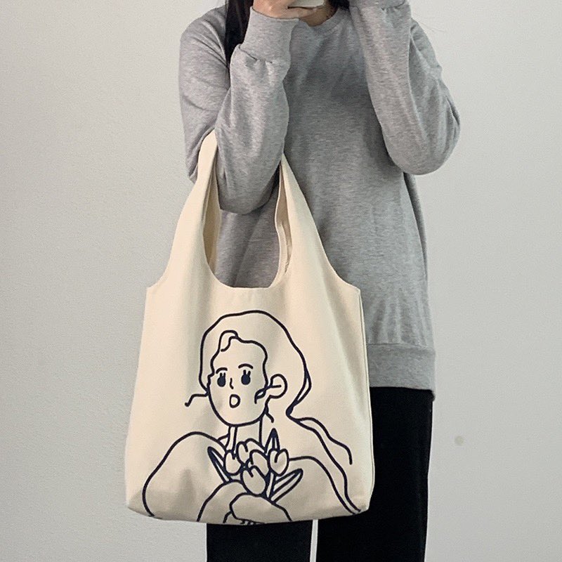 Shopby_mx's tweet photo. กระเป๋าผ้าทรงถุง พิมพ์ลายผญน่ารัก🧶✨

📓Price : 115.- 

สนใจ dm ค่า

#กระเป๋าสะพายข้าง #กระเป๋า #กระเป๋าผ้า #ของดีบอกต่อ #ถูกและดี #ของขวัญวันเกิด #ของขวัญ https://t.co/pNekmvYkUi