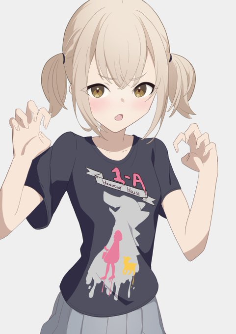 「文字Tシャツ プリーツスカート」のTwitter画像/イラスト(新着)｜4ページ目