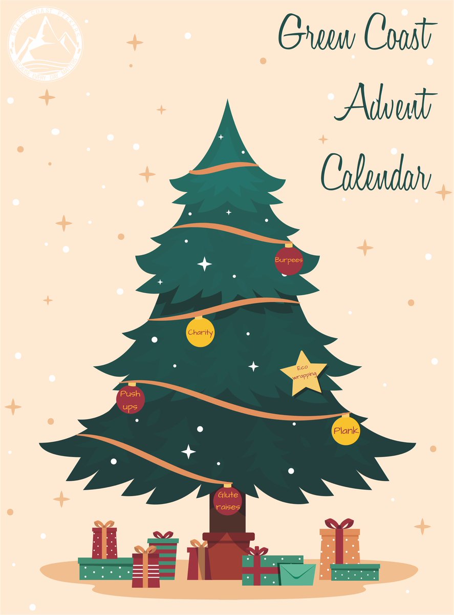 #GreenCoastAdventCalendar Day 6.
Today’s decoration is to do a plank.
Do this week’s plank as suggested in the main group.
Because every day matters 😃💙💚.
#GreenCoastPeakers #MPC2022