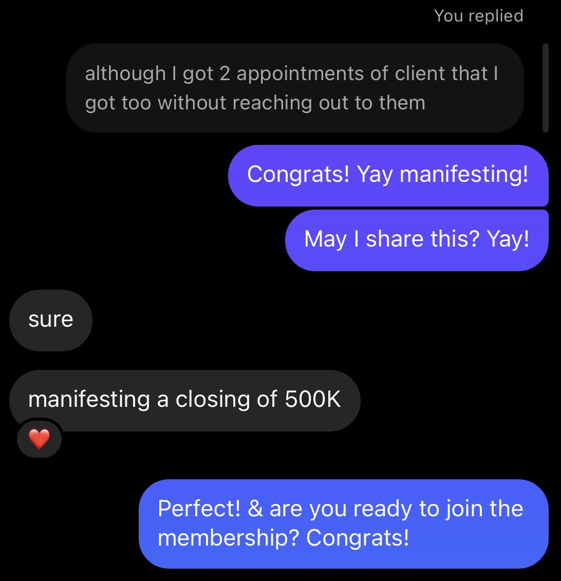shdwphyre's tweet photo. Yay! Results from last Saturday! Manifesting clients out of the blue & a closing of ₱500K! Join us online again on January 7th, 3pm-6pm PHT! @DivinityReclaim
#SatoriWithAbbee
#SoulSurgeon
#CreativityCultivationCoach
#MindblowingManifestationsWithAbbee https://t.co/l3Amt5UIC6