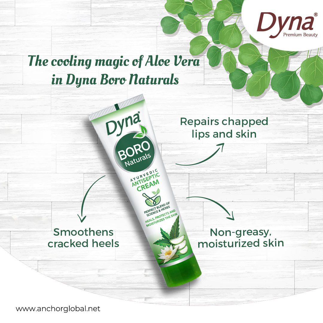As you face multiple skin problems, give your skin multiple benefits with Dyna Boro Naturals Creams.

#WinterCare #DynaPremiumBeauty #DynaCare #Beauty #feelingfresh #beauty #freshlook #LimeAndAloeVera #RoseAndMilk #glowingskin #DynaFacts #SkinFacts